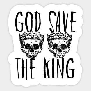 God Save The King Sticker